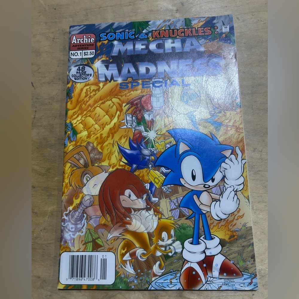 Sonic & Knuckles Mecha Madness Special No. 1 RARE